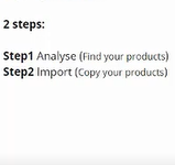 eBay import happens in two stages